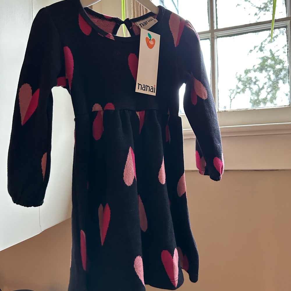 Valentine’s Day heart toddler dress - 2T